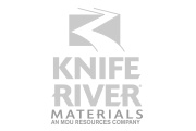 knife river signage