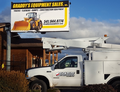 Graddy’s Equipment Sales Sign
