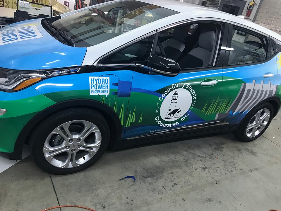 Electric Car Wrap Candel