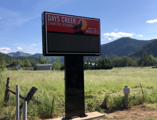 Days Creek EMC Electronic Message Sign