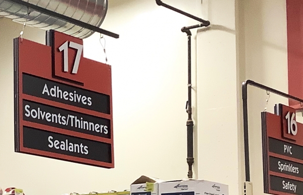 Aisle Marker Signs – The Sign Dude