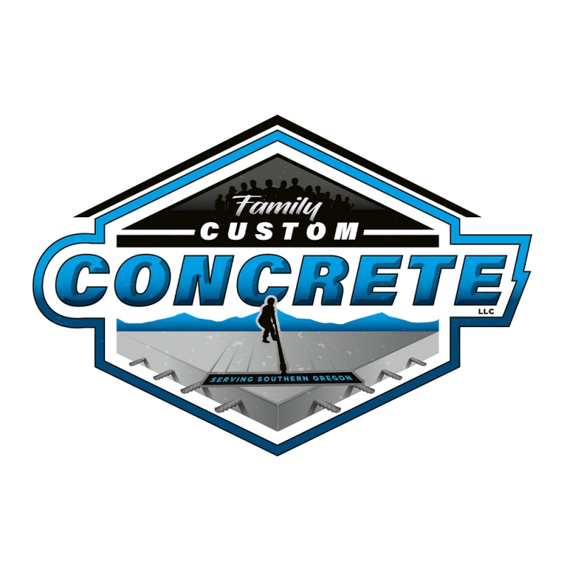 Family Custom Concrete Logo – The Sign Dude