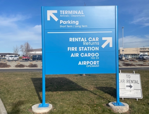 Jackson County Airport Signage