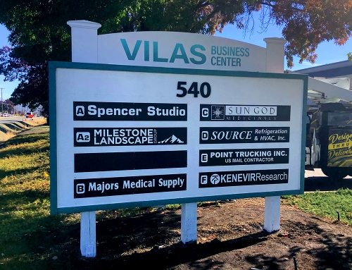 Vilas Business Center – Monument Sign