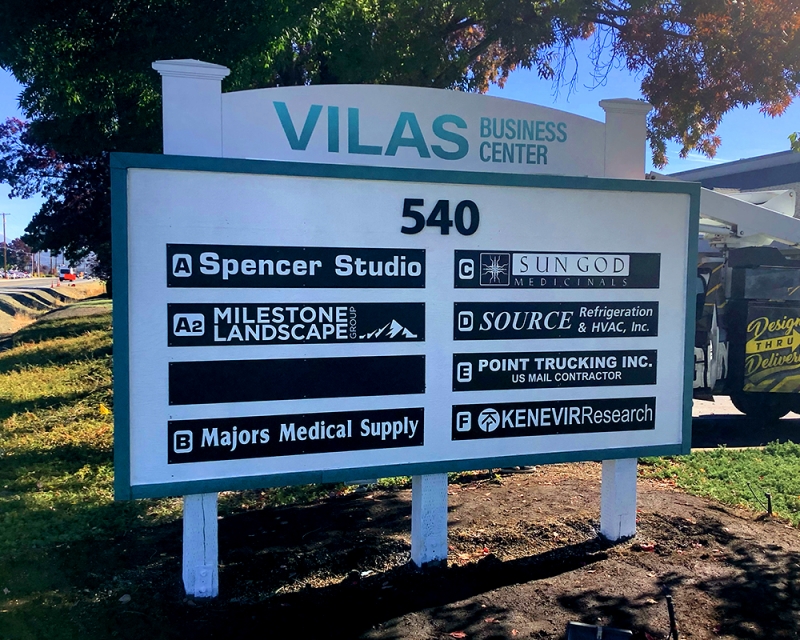 Vilas Business Center Monument Sign The Sign Dude